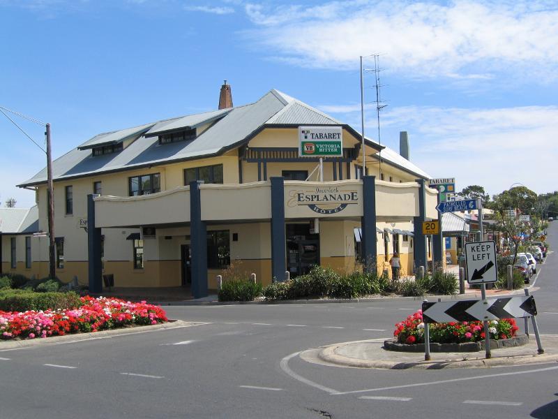 Inverloch - Shops and commercial centre, A'Beckett Street and Williams Street - Esplanade Hotel, corner A'Beckett St and Williams St