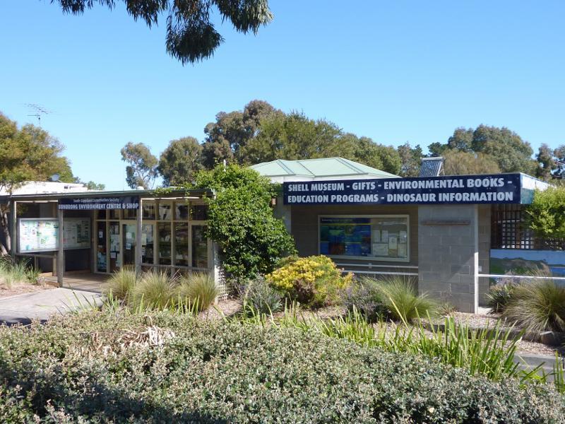 Inverloch - Western end of The Esplanade: Bunurong Environment Centre & Shell Museum, corner The Esplanade and Ramsey Bvd