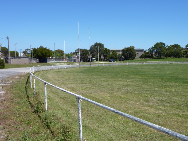 Inverloch - Around Inverloch: Sports oval, Bayview St
