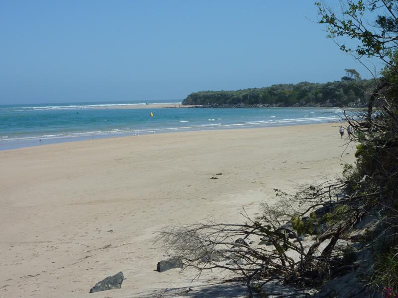 Inverloch - Beach along Ramsey Boulevard at Abbott Street: View south-west along beach