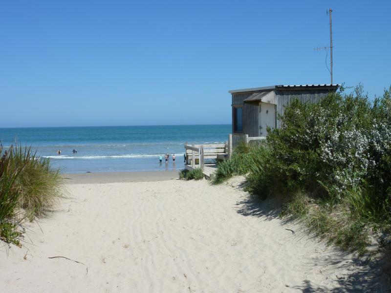 Inverloch - Beach at Inverloch Surf Life Saving Club, Surf Parade at Goroke Street: Pathway from club to beach