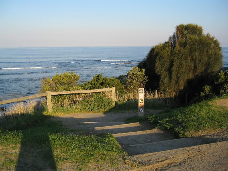 Inverloch - Bunurong Coastal Drive, The Caves: View of ocean from car park