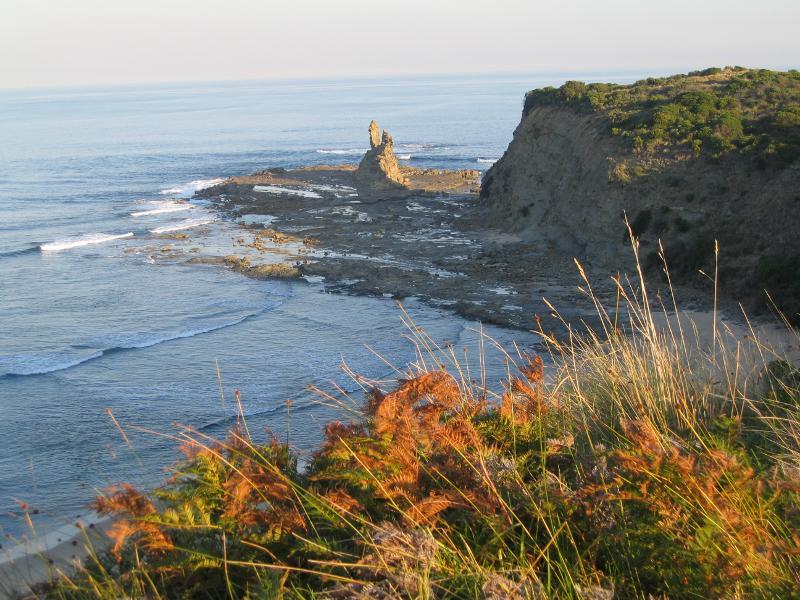 Inverloch - Bunurong Coastal Drive, Eagles Nest: View south-west along coast towards Eagles Nest
