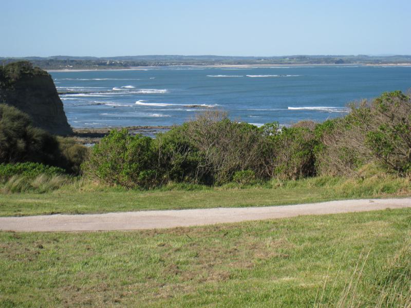 Inverloch - Bunurong Coastal Drive, Eagles Nest: View north-east across Venus Bay towards Inverloch
