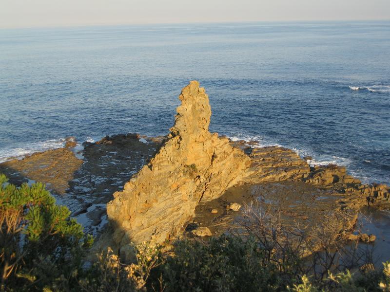 Inverloch - Bunurong Coastal Drive, Eagles Nest: View of Eagles Nest from lookout