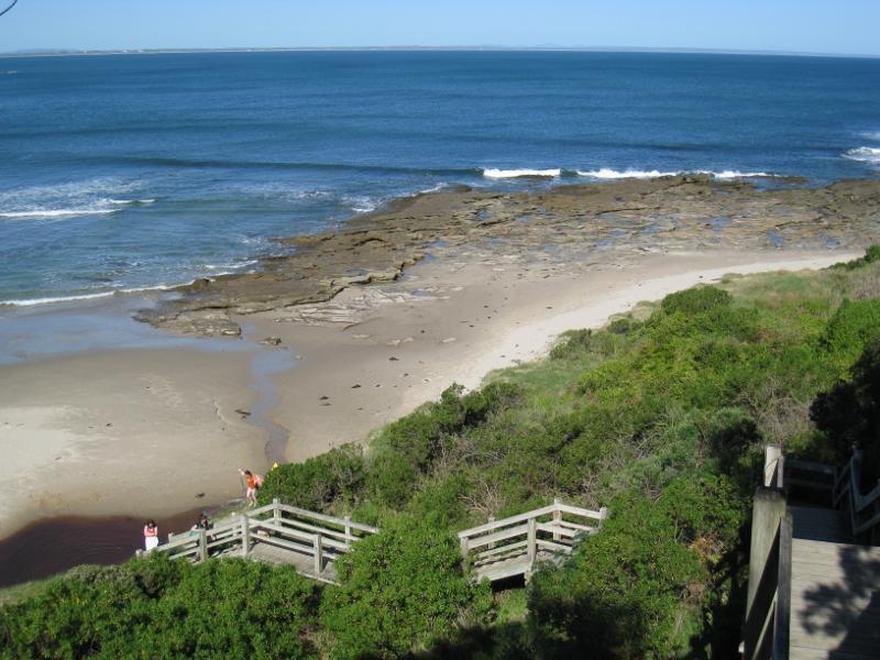 Inverloch - Bunurong Coastal Drive, Shack Bay: Steps down to beach