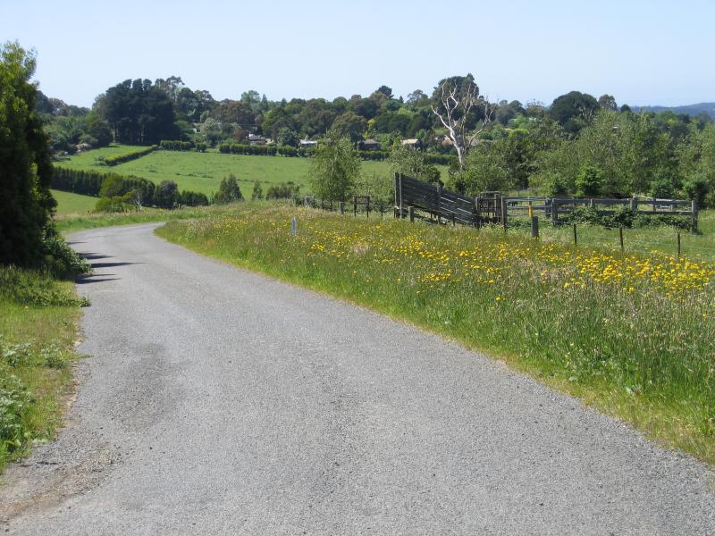 Kallista - Views from Gallemonda Park Road: View south-east along Cardinia Ct at Gallemonda Park Rd