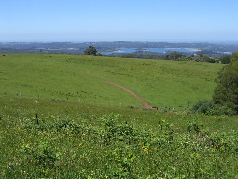 Kallista - Views from Gallemonda Park Road - View towards Cardinia Reservoir from Gallemonda Park Rd near Jacksons Hill Rd