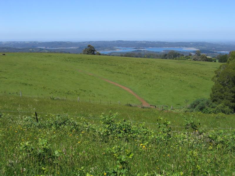 Kallista - Views from Gallemonda Park Road: View towards Cardinia Reservoir from Gallemonda Park Rd near Jacksons Hill Rd