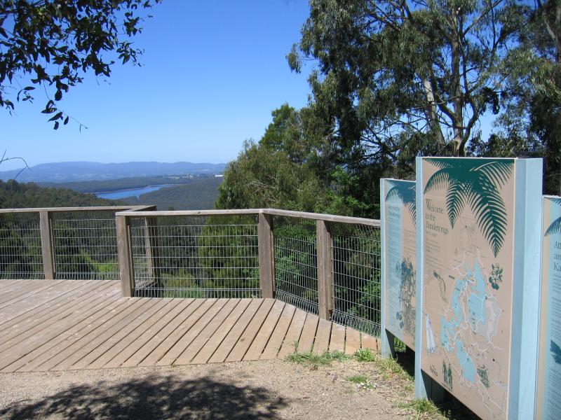 Kalorama - Kalorama Lookout, Mount Dandenong Tourist Road opposite Ridge Road - Information boards at lookout