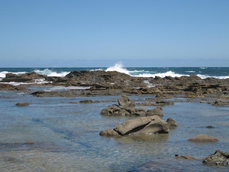 Kilcunda - Town beach: Rock pools at eastern end of beach