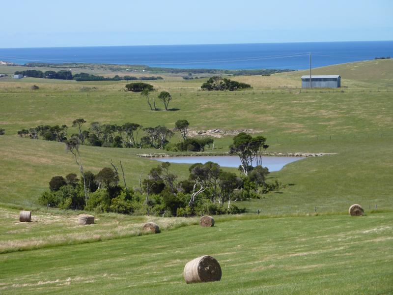 Kilcunda - Scenery along Kilcunda Ridge Road: Southerly view, 2.5 km from Bass Hwy