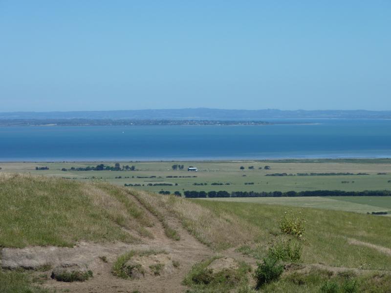 Kilcunda - Scenery along Kilcunda Ridge Road: Westerly view, 3.5 km from Bass Hwy at Powell Rd
