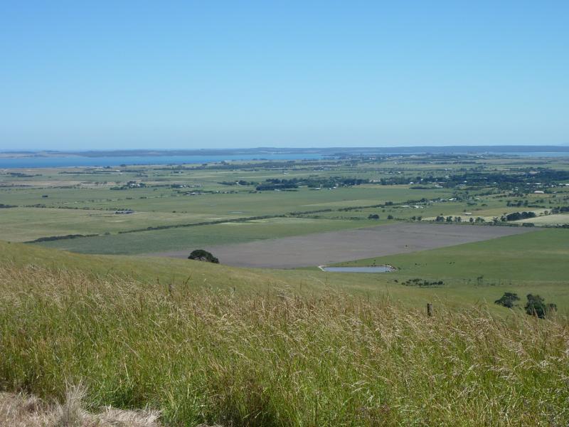 Kilcunda - Scenery along Kilcunda Ridge Road: North-westerly view, 3.7 km from Bass Hwy
