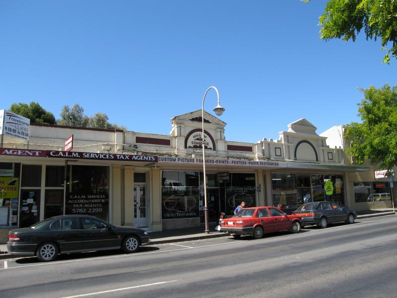 Kilmore - Shops and commercial centre, Sydney Street: Hall of Commerce Building, Sydney Rd between Union St and Bourke St