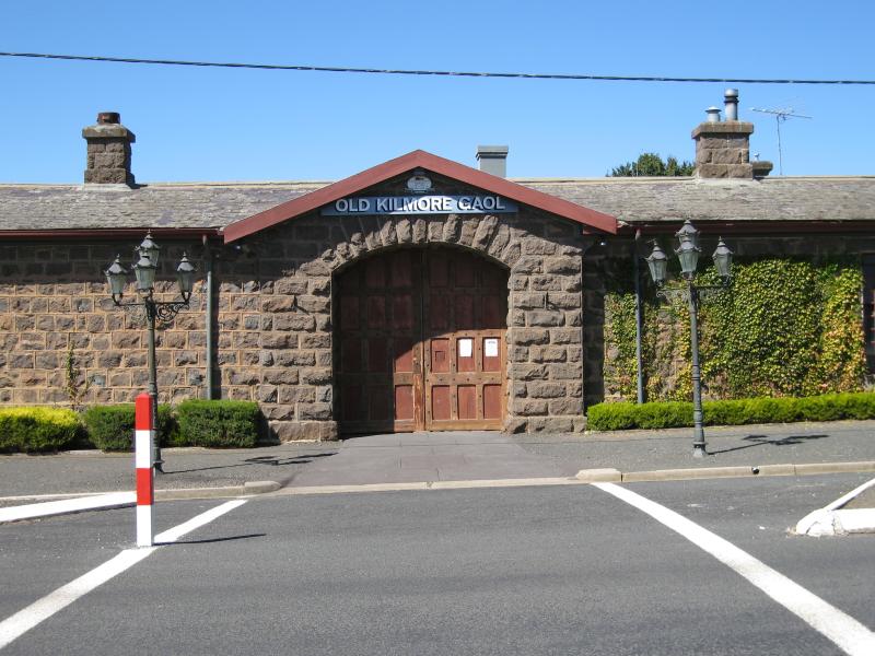 Kilmore - Around Kilmore: Old Kilmore Gaol, Sutherland St opposite primary school