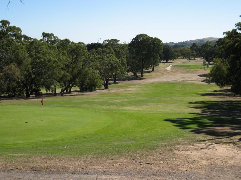 Kilmore - Golf Course, Rutledge Street: View north along fairway from Rutledge St