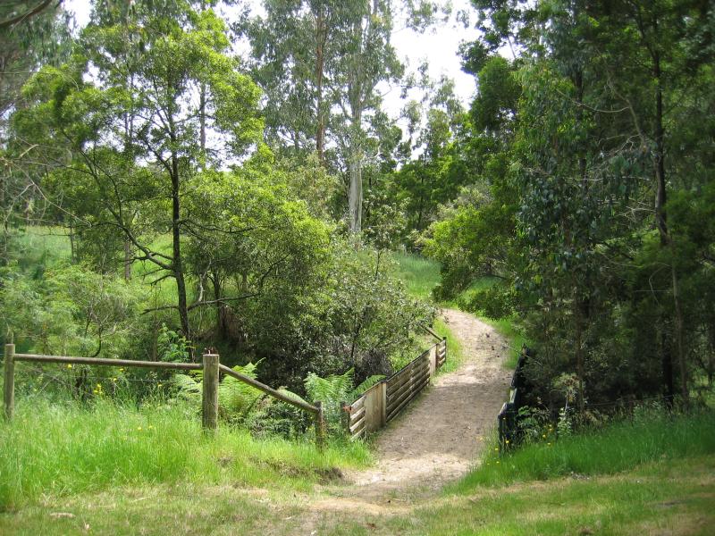 Korumburra - Korumburra Botanic Park, Bridge Street: Bridge across Coalition Creek