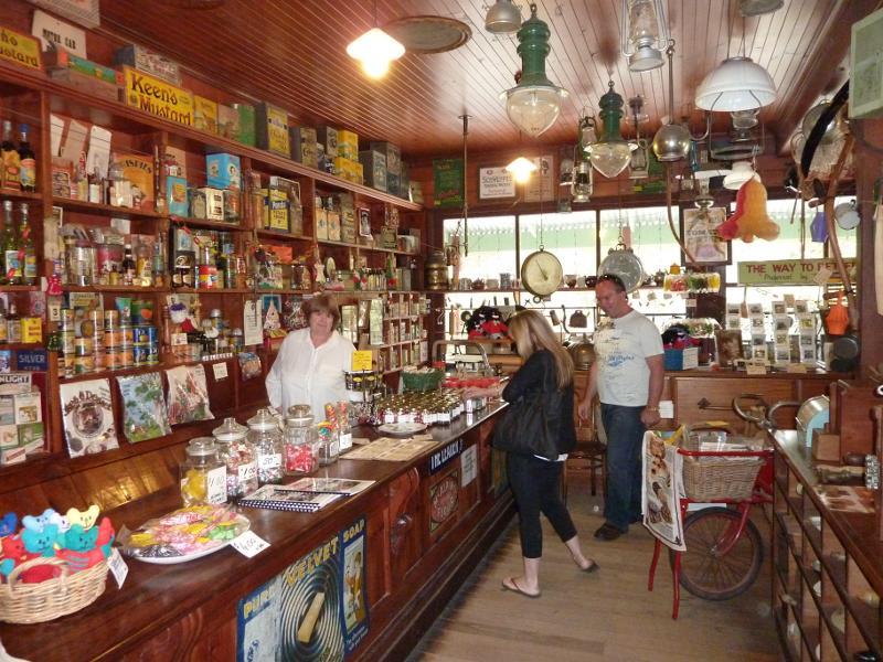 Korumburra - Coal Creek Heritage Village, Silkstone Road: Inside the general store