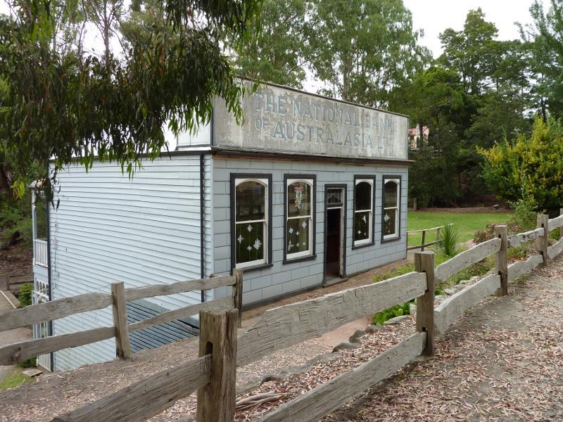 Korumburra - Coal Creek Heritage Village, Silkstone Road: National Bank