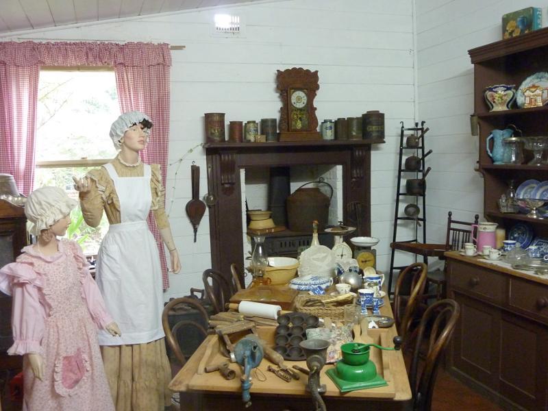Korumburra - Coal Creek Heritage Village, Silkstone Road: Kitchen in mine managers house