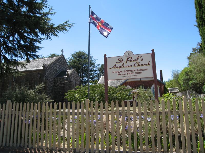 Kyneton - Churches of Kyneton: St Pauls Anglican Church, corner Yaldwyn St and Powlett St