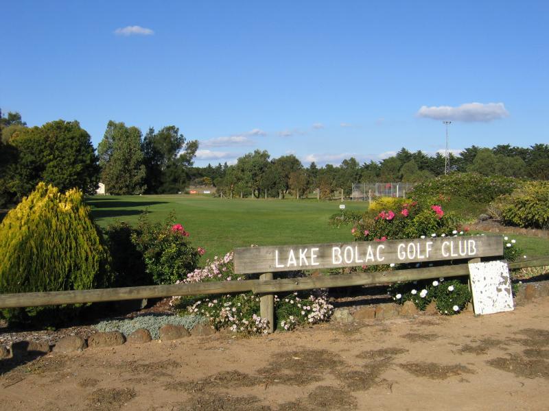Lake Bolac - Around Lake Bolac - Lake Bolac Golf Course, viewed from recreation complex