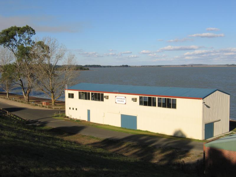 Lake Bolac - Lake Bolac, Frontage Road area: Lake Bolac College boat house