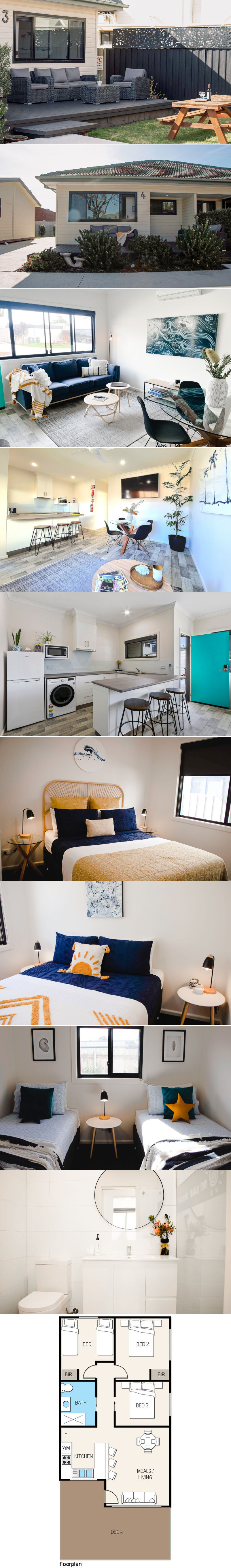 Beachcomber Holiday Units - Units 3 and 4 (three bedrooms)