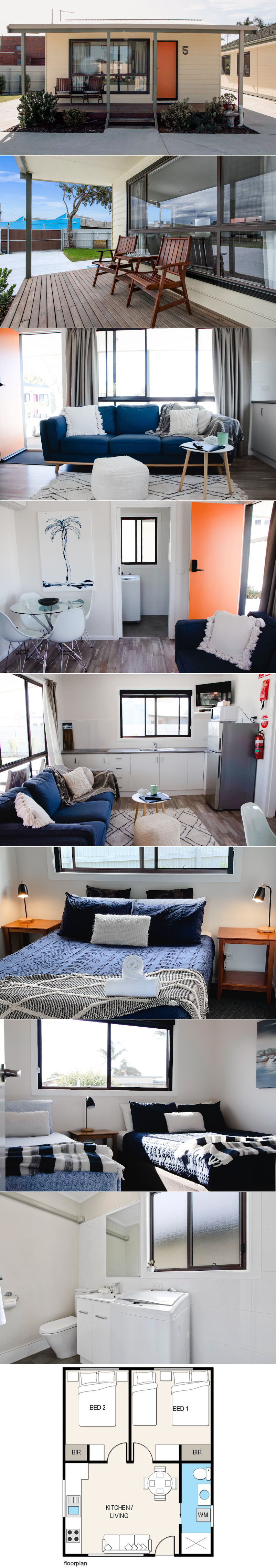 Beachcomber Holiday Units - Unit 5 (two bedrooms)