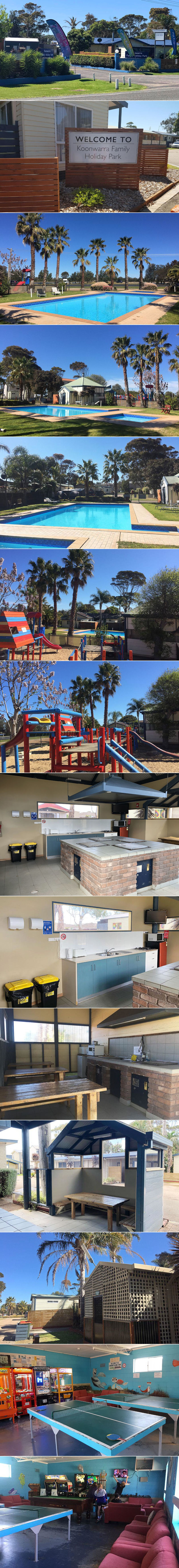 Koonwarra Family Holiday Park - Grounds and facilities