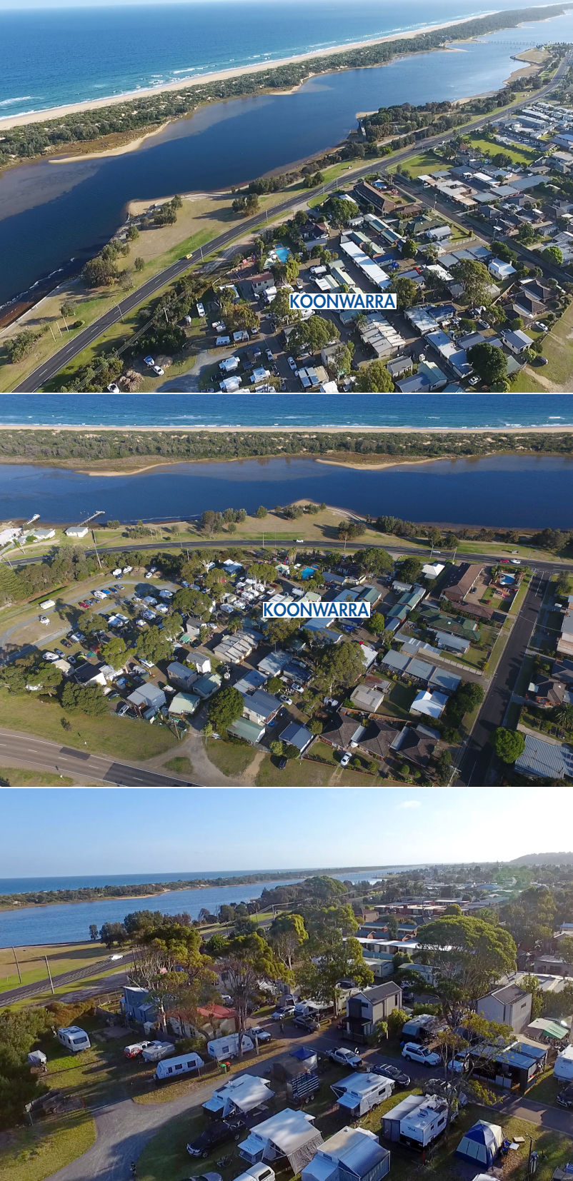 Koonwarra Family Holiday Park - Location