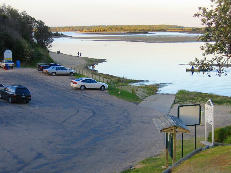 Lakes Entrance - Lake Tyers: North-easterly view towards lake from Waterwheel Beach Tavern
