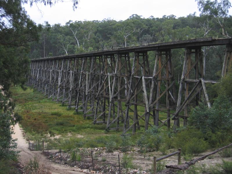 Lakes Entrance - Stony Creek Trestle Bridge, Colquhoun Forest, off Princes Highway: Stony Creek Trestle Bridge