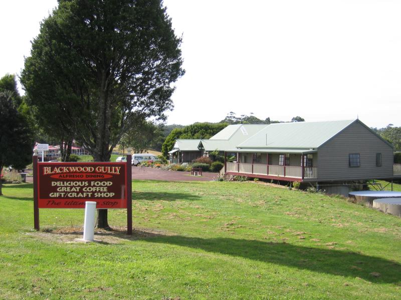 Lavers Hill - Shops and commercial centre: Blackwood Gully Tea Rooms, Great Ocean Road