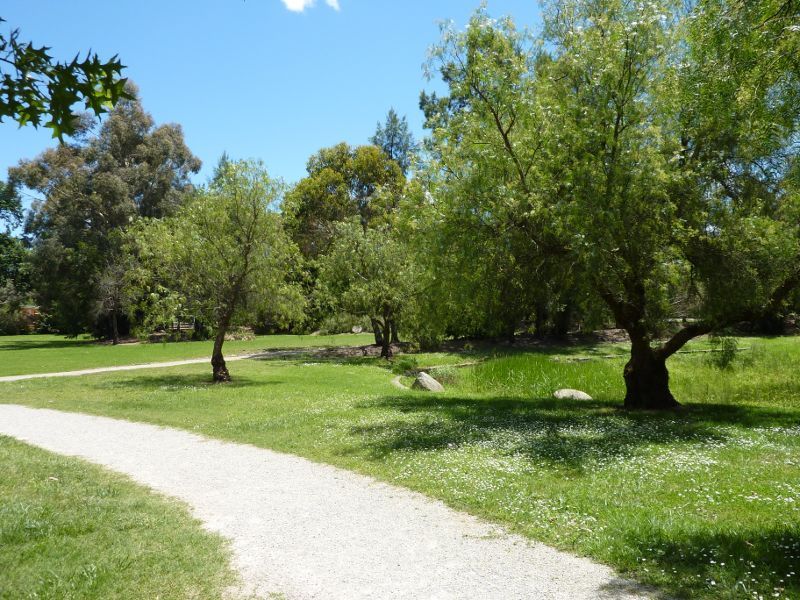 Lilydale - Melba Park, Castella Street: Path beside swamp