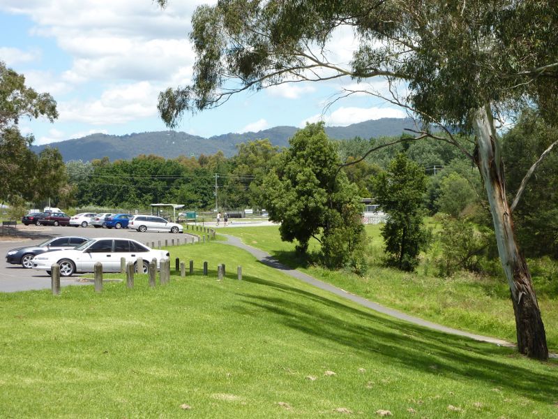 Lilydale - Eyrefield Park, Hardy Street: Car park near skate ramp