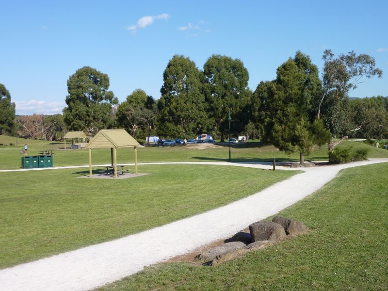 Lilydale - Lillydale Lake Park, Swansea Road: Picnic shelters at Bicentennial Park Lawn