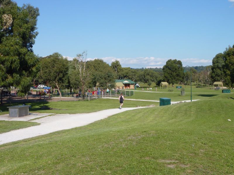Lilydale - Lillydale Lake Park, Swansea Road: Playground and BBQ, Bicentennial Park Lawn