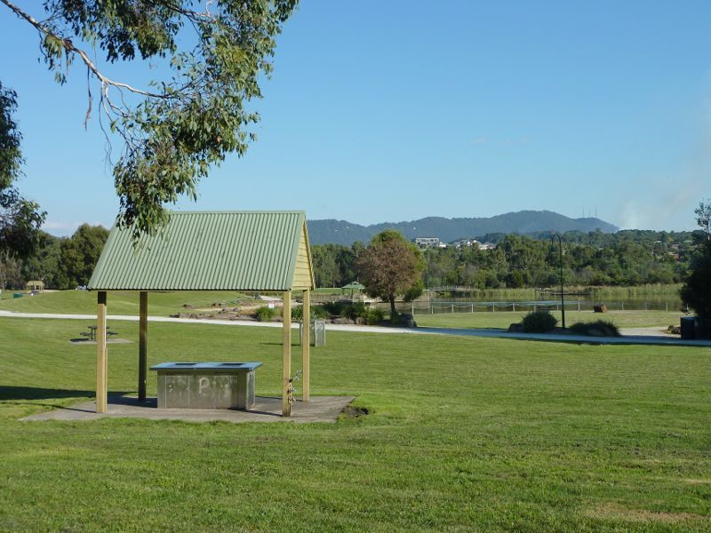 Lilydale - Lillydale Lake Park, Swansea Road: BBQ shelter, Community Room Lawn