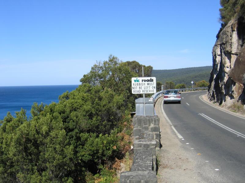 Lorne - Mount Defiance area, Great Ocean Road - View south-west along coast at Mt Defiance lookout