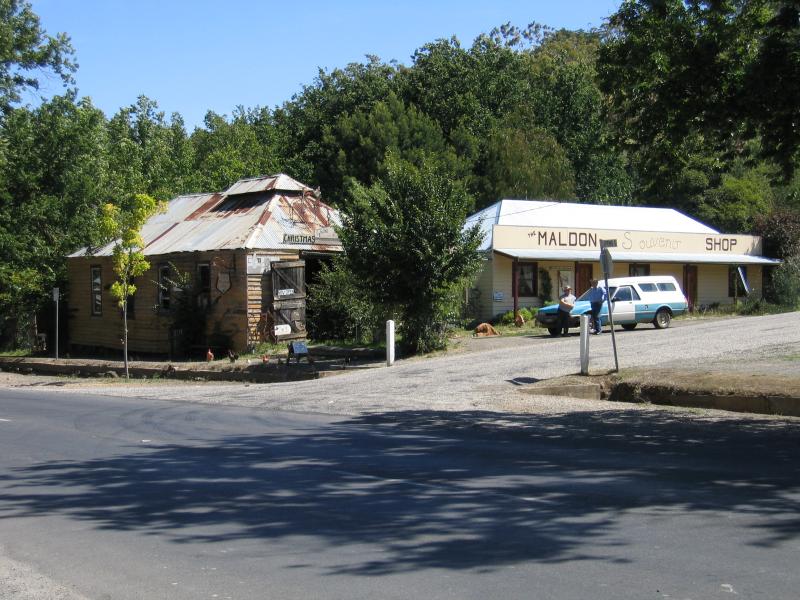 Maldon - Shops and commercial centre, High Street and Main Street: Corner of High St and Spring St