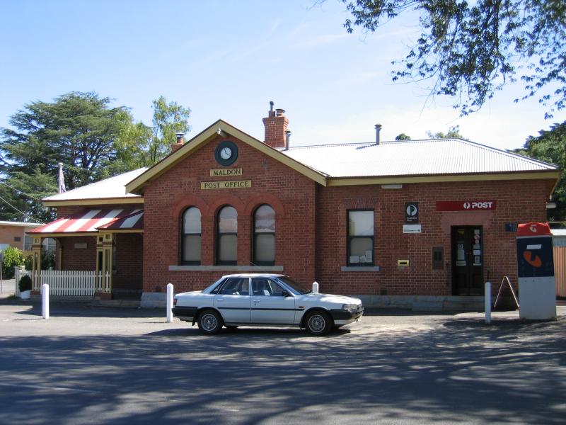 Maldon - Shops and commercial centre, High Street and Main Street: Maldon Post Office, High St