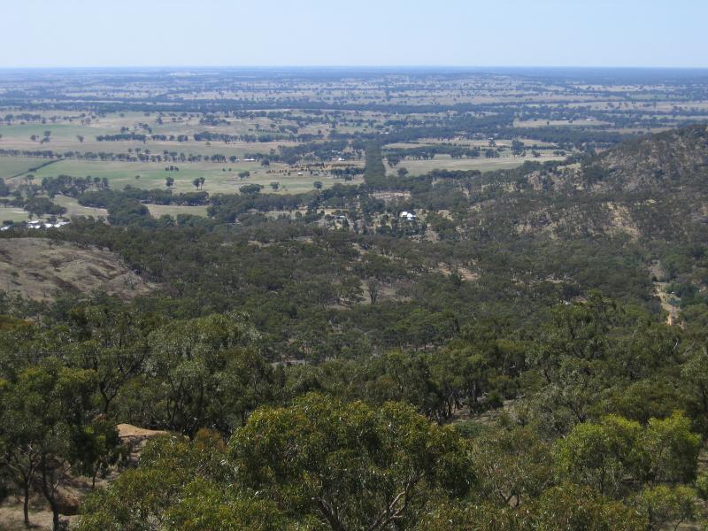 Maldon - Mount Tarrengower and lookout tower: View from lookout