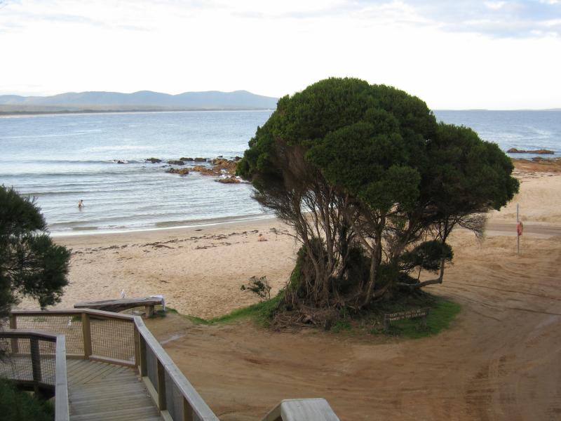 Mallacoota - Bastion Point: View from car park, out to sea