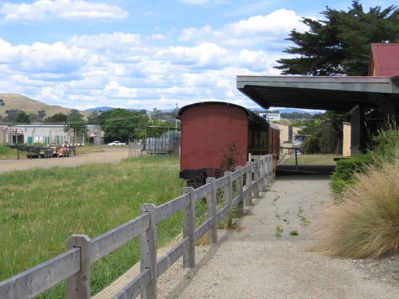 Mansfield - Visitor Information Centre, High Street: Old railway station platform