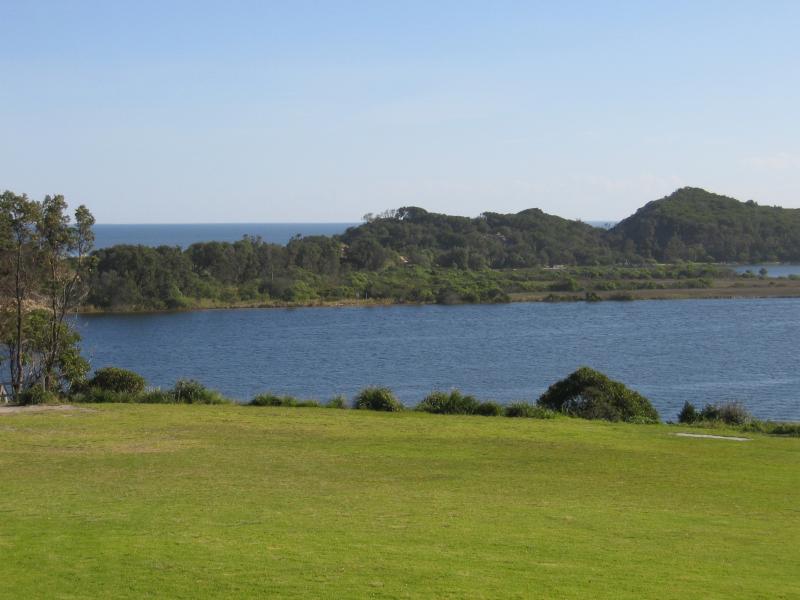 Marlo - Shops and commercial centre: View from Marlo Hotel towards Snowy River