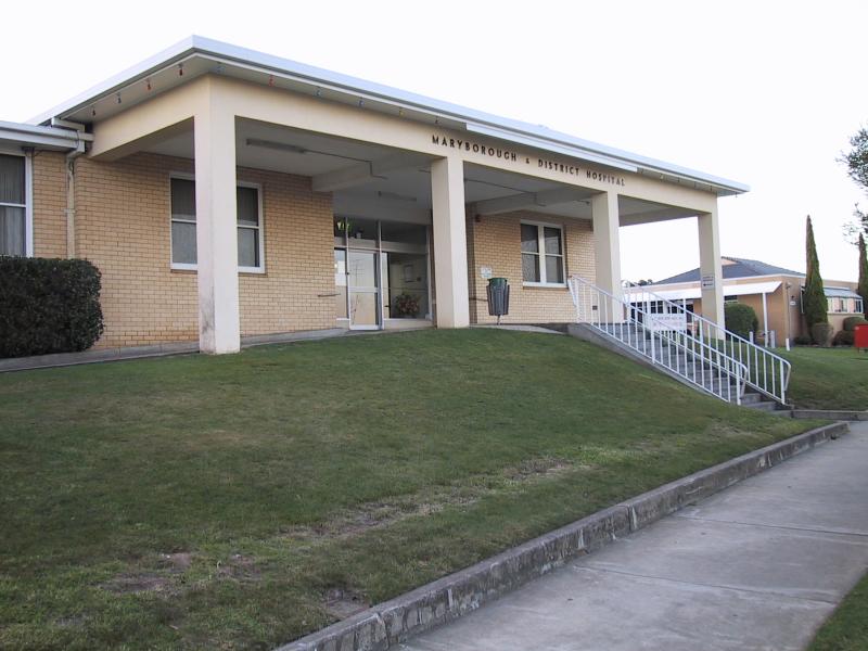 Maryborough - Around town: Maryborough and District Hospital, Clarendon St