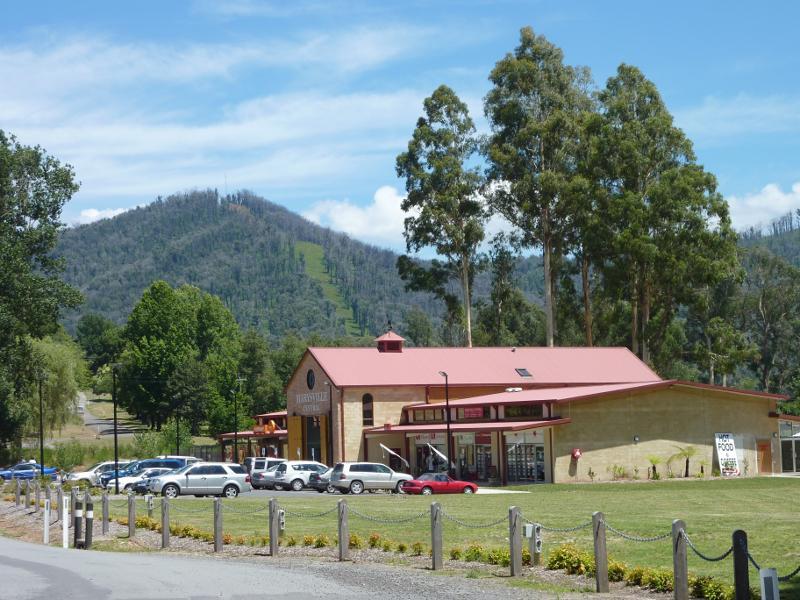 Marysville - Marysville Central, Darwin Street: View of Marysville Central from Darwin St
