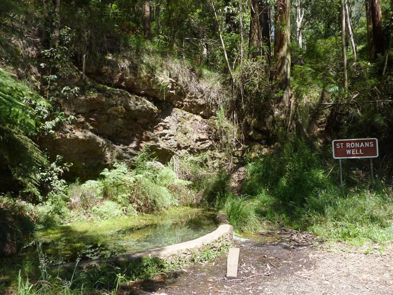 Marysville - Maroondah Highway south of Narbethong: St Ronans Well